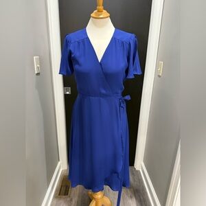 Lulus royal blue wrap dress